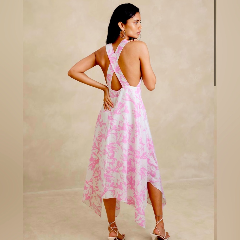 Banana Republic EUROPEAN LINEN MAXI DRESS